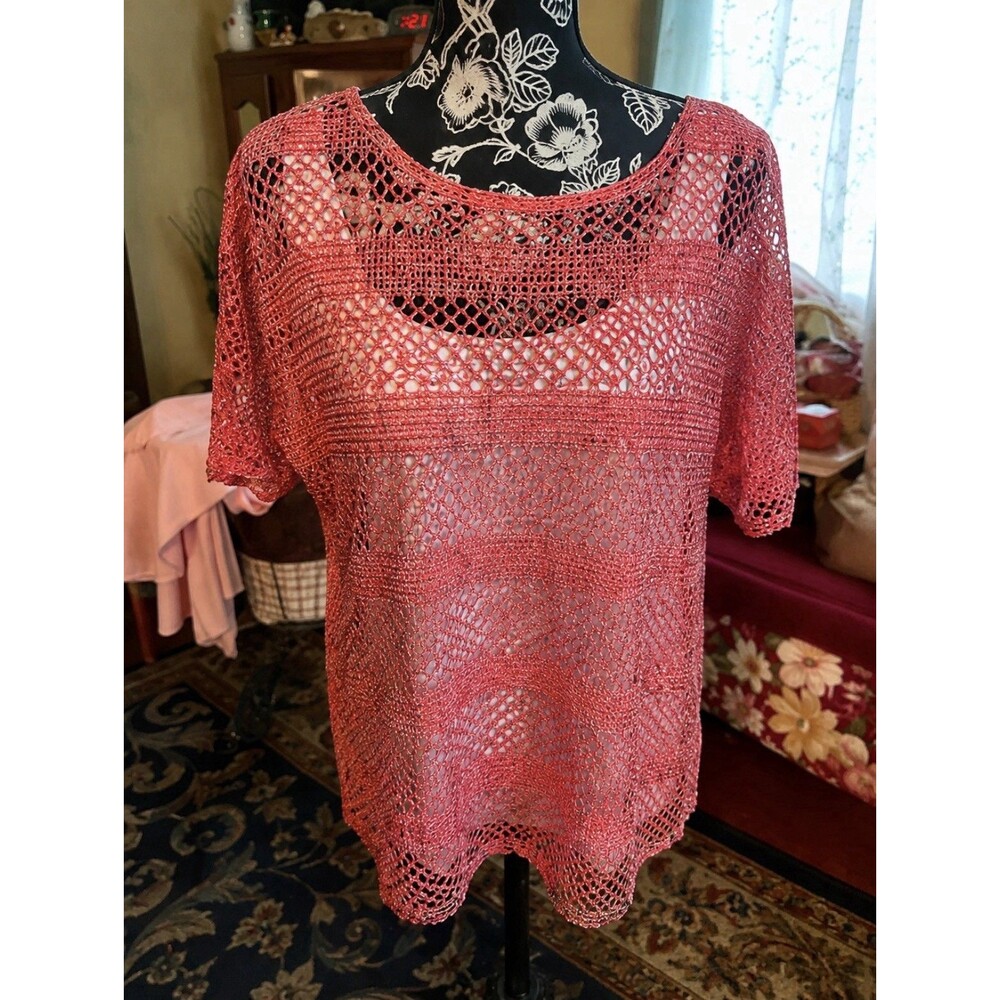 Ruby Road Size Large 40” Bust Womens One Piece Blouse